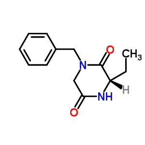 1-Benzyl-3(s)-ethyl-piperazine-2,5-dione Structure,325145-36-6Structure