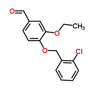 4-[(2-Chlorobenzyl)oxy]-3-ethoxybenzaldehyde Structure,325856-53-9Structure