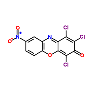 1,2,4-Trichloro-8-nitro-phenoxazin-3-one Structure,32624-06-9Structure