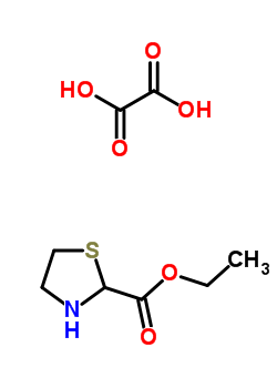 1,3-噻唑烷-2-羧酸乙酯草酸鹽結(jié)構(gòu)式_32641-41-1結(jié)構(gòu)式