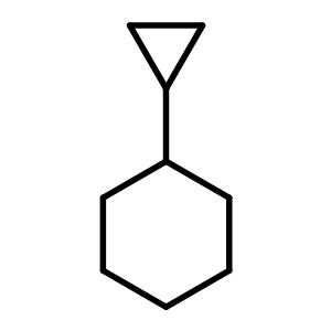 Cyclopropylcyclohexane Structure,32669-86-6Structure