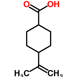 4-Prop-1-en-2-ylcyclohexane-1-carboxylic acid Structure,32676-16-7Structure