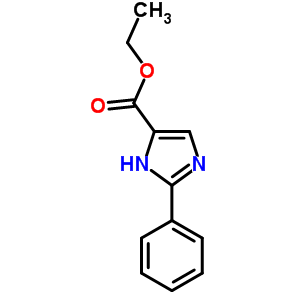 2-苯基-咪唑-4-羧酸乙酯結(jié)構(gòu)式_32683-00-4結(jié)構(gòu)式