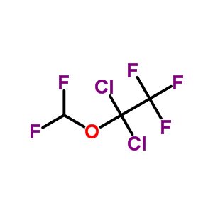 1,1-Dichloro-2,2,2-trifluoroethyl difluoromethyl ether Structure,32778-07-7Structure