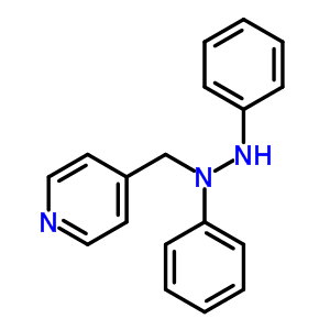 1,2-Diphenyl-1-(pyridin-4-ylmethyl)hydrazine Structure,32812-32-1Structure