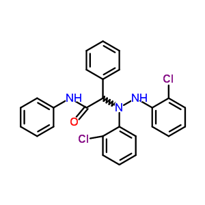 2-[(2-Chlorophenyl)-[(2-chlorophenyl)amino]amino]-n,2-diphenyl-acetamide Structure,32812-50-3Structure