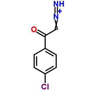 1-(4-氯苯基)-2-二氮雜-乙酮結(jié)構(gòu)式_3282-33-5結(jié)構(gòu)式