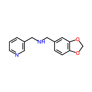 Benzo[1,3]dioxol-5-ylmethyl-pyridin-3-ylmethyl-amine Structure,328261-31-0Structure