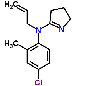 N-(4-chloro-2-methylphenyl)-n-prop-2-enyl-4,5-dihydro-3h-pyrrol-2-amine Structure,32854-94-7Structure