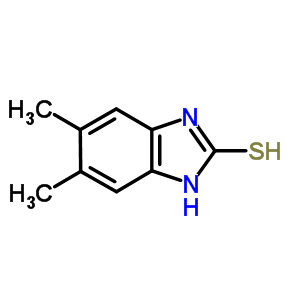 2H-benzimidazole-2-thione, 1,3-dihydro-5,6-dimethyl- Structure,3287-79-4Structure