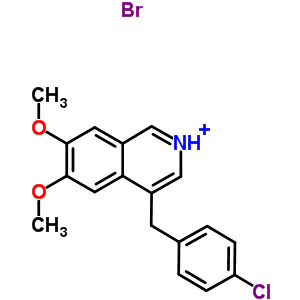 6,7-Dimethoxy-4-(4-chlorobenzyl)isoquinoline Structure,32871-99-1Structure