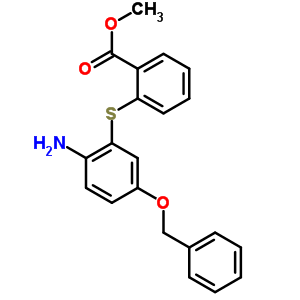 4-Benzyloxy-2-(2carbomethoxy)thiophenylaniline Structure,329217-05-2Structure