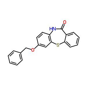 7-Benzyloxy-10,11-dihydrodibenzo[b,f[[1,4]thiazepin-11-one Structure,329217-07-4Structure