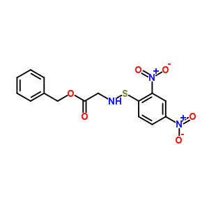 Benzyl 2-[(2,4-dinitrophenyl)sulfanylamino]acetate Structure,32943-09-2Structure