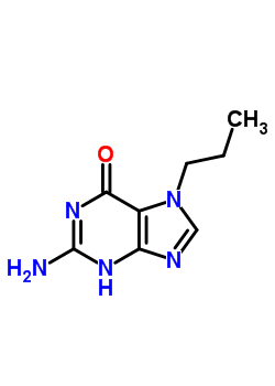 2-Amino-7-propyl-3h-purin-6-one Structure,33016-34-1Structure