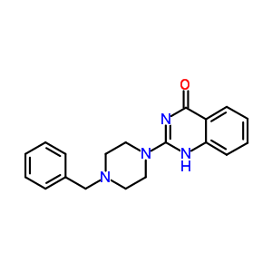 2-(4-Benzyl-1-piperazinyl)-4(3h)-quinazolinone Structure,33017-91-3Structure