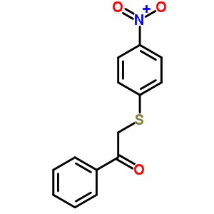 Acetophenone, 2-[(p-nitrophenyl)thio]- Structure,33046-48-9Structure