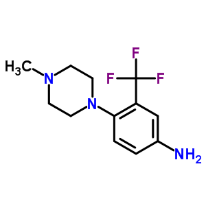 4-(4-Methyl-piperazin-1-yl)-3-trifluoromethyl-phenylamine Structure,330796-48-0Structure