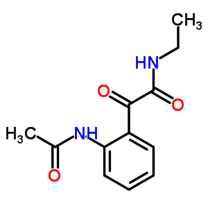 N-[2-(ethylcarbamoylformyl)phenyl]acetamide Structure,33090-81-2Structure