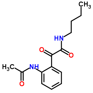 N-[2-(butylcarbamoylformyl)phenyl]acetamide Structure,33090-82-3Structure