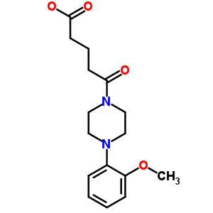 5-[4-(2-Methoxyphenyl)-piperazin-1-yl]-5-oxo-pentanoic acid Structure,331274-58-9Structure