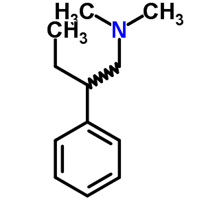 Benzeneethanamine, .beta.-ethyl-n,n-dimethyl- Structure,33132-91-1Structure