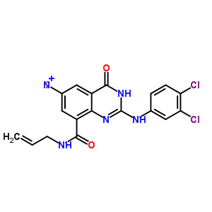 2-[(3,4-Dichlorophenyl)amino]-1,4-dihydro-6-nitro-4-oxo-n-2-propenyl-8-quinazolinecarboxamide Structure,331645-84-2Structure