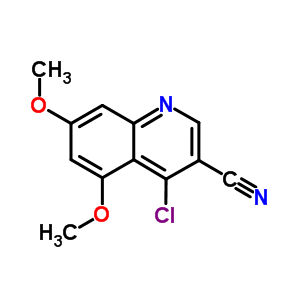 4-Chloro-5,7-dimethoxyquinoline-3-carbonitrile Structure,331662-73-8Structure