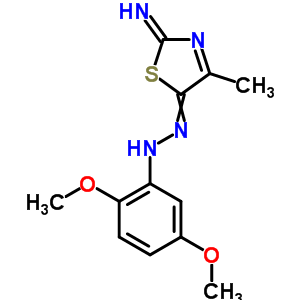 N-[(2-imino-4-methyl-1,3-thiazol-5-ylidene)amino]-2,5-dimethoxy-aniline Structure,33175-09-6Structure