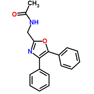 N-[(4,5-diphenyloxazol-2-yl)methyl ]acetamide Structure,33178-39-1Structure