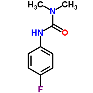 ,1-Dimethyl-3-(4-fluorophenyl)urea Structure,332-33-2Structure