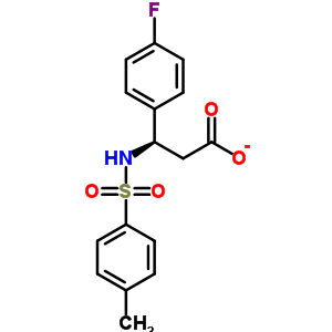 3-(4-Fluorophenyl)-3-(toluene-4-sulfonylamino)-propionic acid Structure,332052-57-0Structure