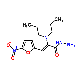 5-Nitro-2-furaldehyde (dipropylaminoacetyl)hydrazone Structure,33207-48-6Structure