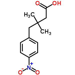 3,3-Dimethyl-4-(4-nitrophenyl)butanoic acid Structure,33209-64-2Structure