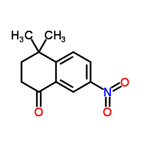 3,4-Dihydro-4,4-dimethyl-7-nitro-naphthalen-1(2h)-one Structure,33209-71-1Structure