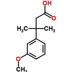 Benzenepropanoicacid, 3-methoxy-b,b-dimethyl- Structure,33214-36-7Structure