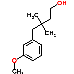 4-(3-Methoxyphenyl)-3,3-dimethyl-butan-1-ol Structure,33214-48-1Structure