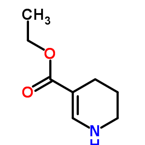 1,4,5,6-四氫吡啶-3-羧酸乙酯結(jié)構(gòu)式_3335-05-5結(jié)構(gòu)式