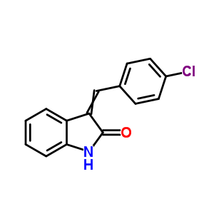 3-[(4-Chlorophenyl)methylidene]-1h-indol-2-one Structure,3335-90-8Structure