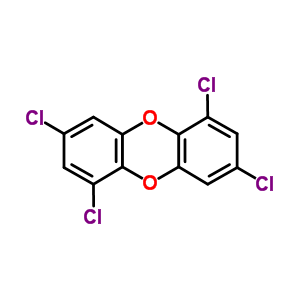 1,3,6,8-Tetrachlorodibenzo-p-dioxin Structure,33423-92-6Structure