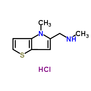 N-methyl-n-[(4-methyl-4h-thieno[3,2-b]pyrrol-5-yl)methyl]amine hydrochloride Structure,335033-68-6Structure