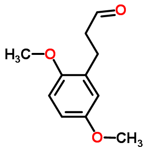 3-(2,5-Dimethoxy-phenyl)-propionaldehyde Structure,33538-88-4Structure