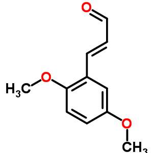 2-Propenal,3-(2,5-dimethoxyphenyl)- Structure,33538-93-1Structure