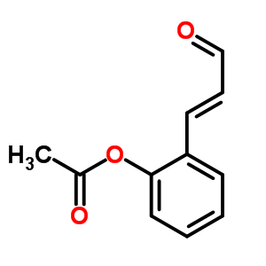 [2-(3-Oxoprop-1-enyl)phenyl ] acetate Structure,33538-94-2Structure