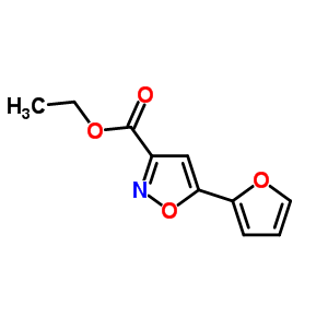 5-(2-呋喃基)異噁唑-3-羧酸乙酯結構式_33545-40-3結構式