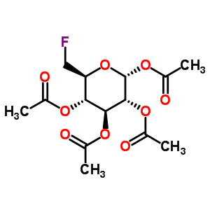 1,2,3,4-Tetra-o-acetyl-6-deoxy-6-fluoro-alpha-d-glucopyranose Structure,33557-28-7Structure