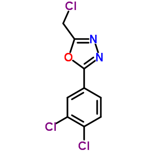 2-(Chloromethyl)-5-(3,4-dichlorophenyl)-1,3,4-oxadiazole Structure,33575-81-4Structure