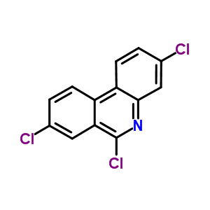 Phenanthridine, 3,6,8-trichloro- Structure,33692-80-7Structure