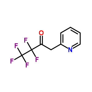 2-Butanone,3,3,4,4,4-pentafluoro-1-(2-pyridinyl)- Structure,337-29-1Structure