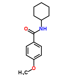 N-cyclohexyl-4-methoxybenzamide Structure,33739-91-2Structure